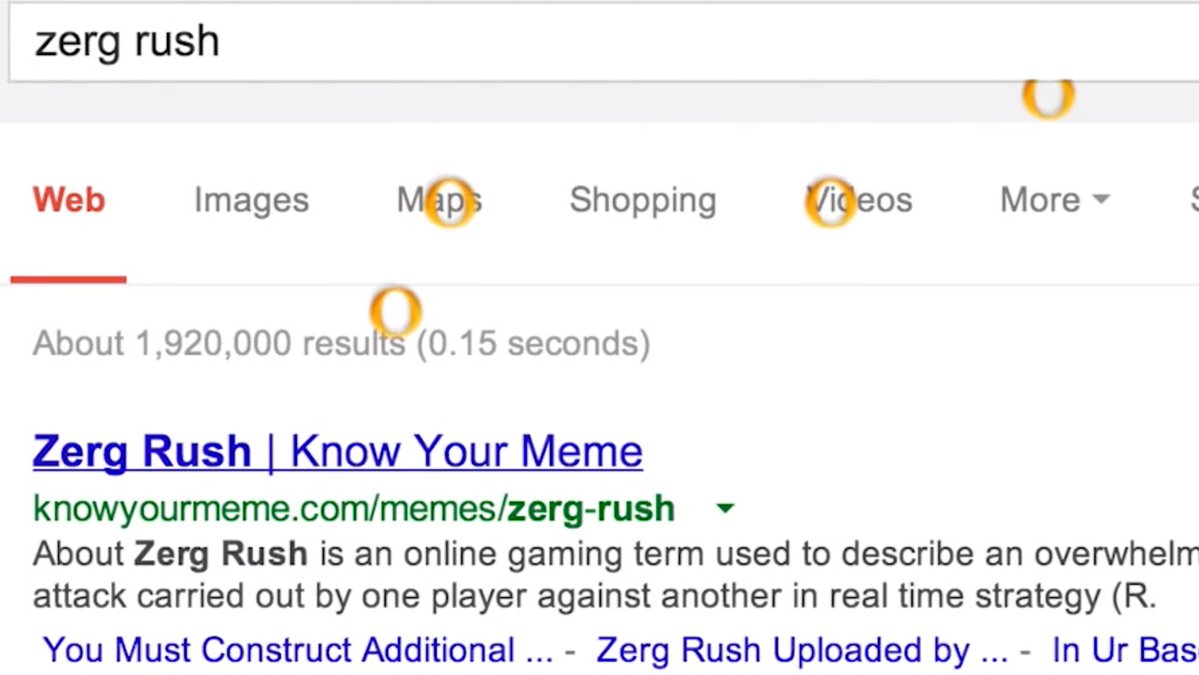 Gillar du att använda termen Zerg Rush för att göra ett riktigt anfall i spelvärlden? Då ska du skriva in "Zerg Rush"...